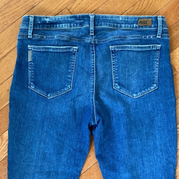 NWOT PAIGE VERDUGO ANKLE PETITE SZ32 W/RAW/CHEWED HEM SLIM LEG JEAN - Picture 13 of 16